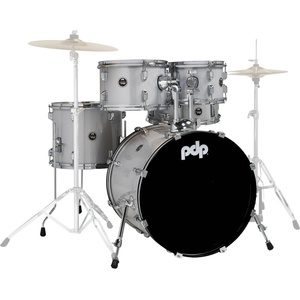 PDP by DW CENTERstage 20'' Diamond White Акустични барабани-комплект (PDCE2015DW)