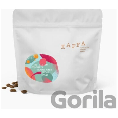 KAFFA Colombia El Diviso Decaf zrnková 200 g