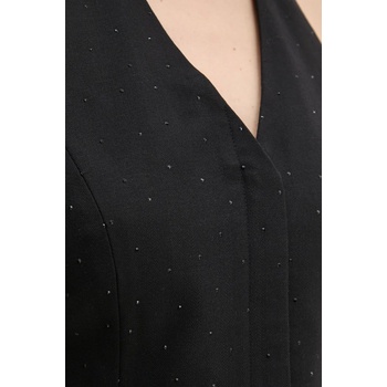 Bruuns Bazaar Блуза с вълна Bruuns Bazaar в черно с апликация BBW4266 (BBW4266)