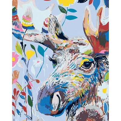 zuty Malování podle čísel Květinový los 80 x 100 cm bez rámu a bez vypnutí plátna 8596530013945