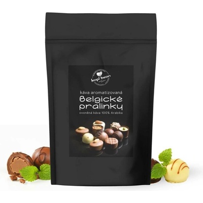 Kopi Bean Aromatizovaná káva Belgické pralinky 1 kg