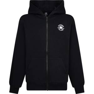 Converse Суичър Converse Kids Disc Fzip Zip Hoodie - Black