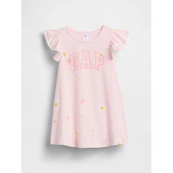 GAP Бебешка рокля с логото на GAP GAP | Rozov | Момичешки | 12-18 месеца