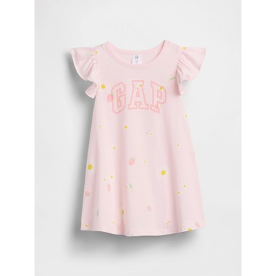 GAP Бебешка рокля с логото на GAP GAP | Rozov | Момичешки | 12-18 месеца