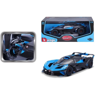 Bburago Bugatti Bolide modrá černá 1:18