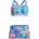 Speedo Бански 2 части girls print racerback 2pc