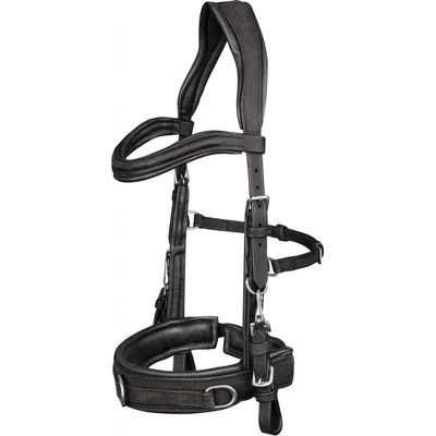 Waldhausen Anatomická lonžovací uzdečka Cavesson Černá