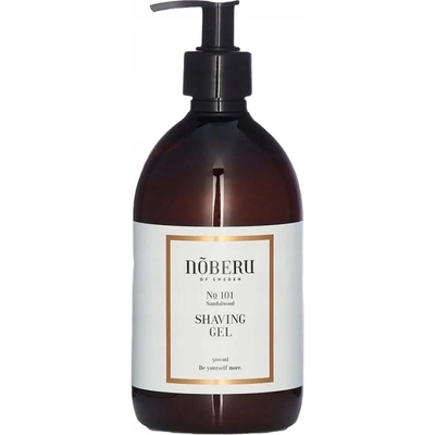 Noberu Sandalwood transparentný gél na holenie 500 ml