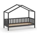 VIPACK Детско легло от антрацитна борова дървесина 90x200 cm DALLAS - Vipack (DAHK9080)