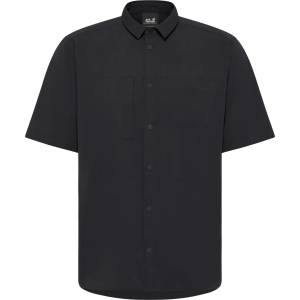 Jack Wolfskin Мъжка риза с копчета Jack Wolfskin Sierra Canyon S/S Shirt - Black (033-3072-0111)