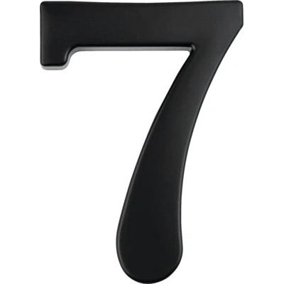 Číslica "7", výška 10 cm, čierna