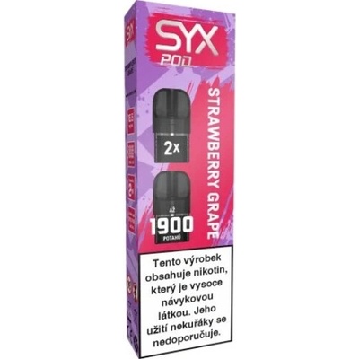 SYX Bar Strawberry Grape 2 ks 16,5mg