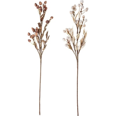BLOOMINGVILLE Umělá květina ASTAN V.80 cm SET/2ks hnědá