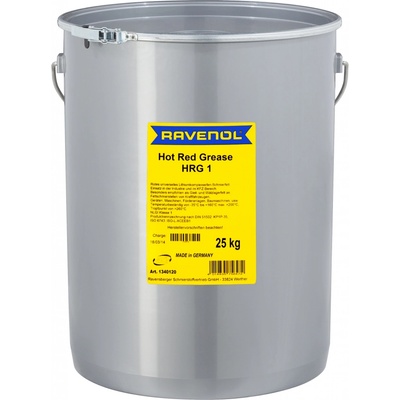 Ravenol HOT RED GREASE HRG 1 25 kg