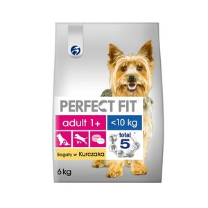 Perfect Fit (за възрастни кучета 1+) 6 кг Богата на пилешко месо - суха храна за кучета от малки породи