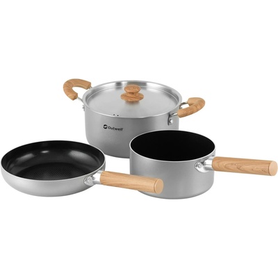 Outwell Тенджера Outwell Feast keramisches Topfset M Pot - Black & Grey - размер Pfanne Ø 14, 5 cm / Topf Ø 14 & (532-3656-0111)