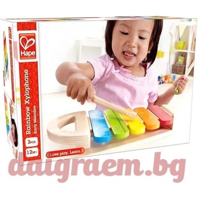 Hape Разноцветен ксилофон hape e0302 (h0302)