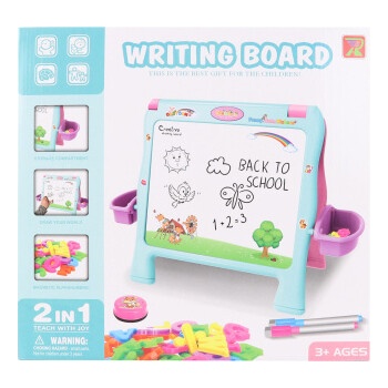 Magnetická tabuľka kresliaci farebná s doplnkami plast