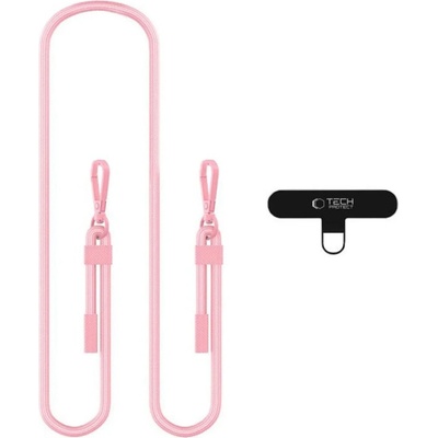 Šňůrka na krk TECH -PROTECT C5SE šňůrkový crossbody popruh baby růžový