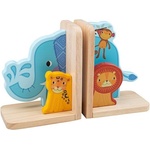 Bigjigs Toys - Дървени подпори за книги - Джунгла
