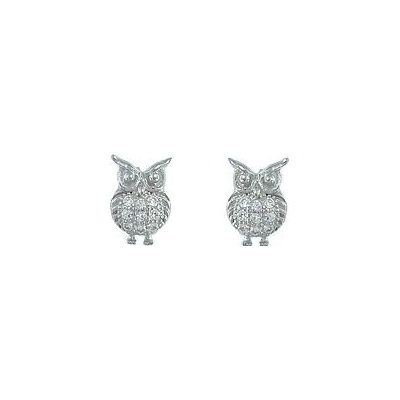 Infinitysilver stříbrné náušnice sovičky L436496