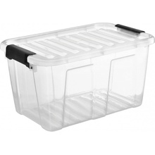 Plast Team Úložný box s průhledným víkem 30 L