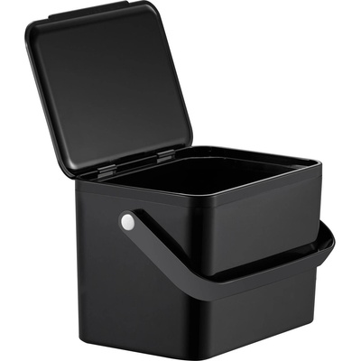 EKO-Europe Кош EKO DECO за органични отпадъци (4 л) - цвят черен (EKO 601004 - Black)