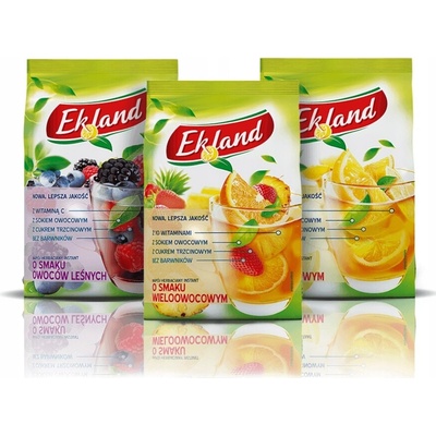 Ekland Instantný čaj mix príchutí 3 x 300 g