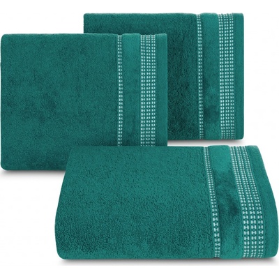 Eurofirany sada uterákov Amanda9 30 x 50 cm tmavotyrkysová 6ks