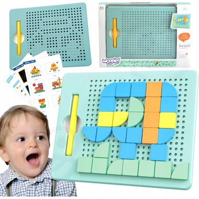 Woopie toys magnetická tabuľka na kreslenie a puzzle