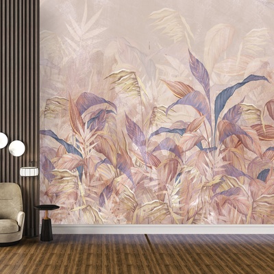 Decono Фототапет Тропик в Розово