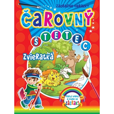 Čarovný štetec vyfarbovanie zvieratiek