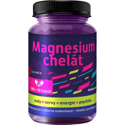 Galmed Magnesium chelát 100+30 kapslí