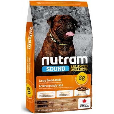 Nutram S8 Sound Adult Dog Large Breed 11,4 kg