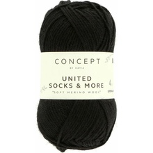 Concept by Katia United Socks & More 02 čierna