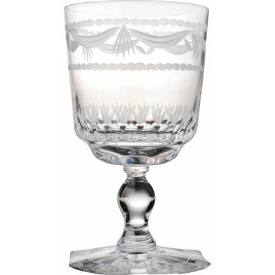 Glamour Crystal Broušená sklenice na víno 6 x 220 ml