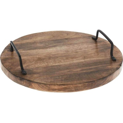 Excellent Houseware Dřevěný servírovací tác Elle (fi) 30 cm