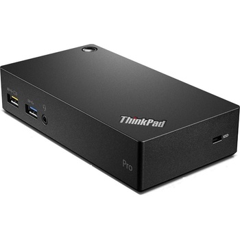 Lenovo 40A70045IT докинг станция Жичен USB 3.2 Gen 1 (3.1 Gen 1) Type-B Черен (ThinkPad USB 3.0 Pro Dock EU) (ThinkPad USB 3.0 Pro Dock EU)