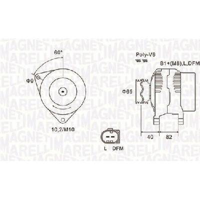 generátor MAGNETI MARELLI 063731746010
