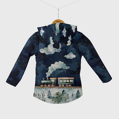 Takoy Panel se střihem 170 softshell bunda noční vláček