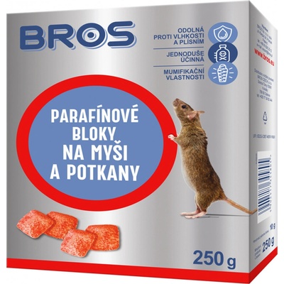 Nohel garden Rodenticid BROS parafínové bloky na myši a potkany 250 g – Zboží Dáma