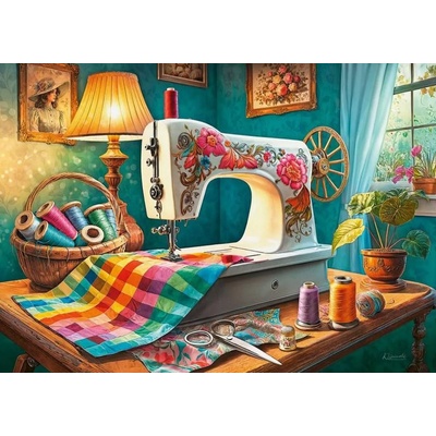 Cherry Pazzi - Puzzle My Sewing Corner - 1 000 piese