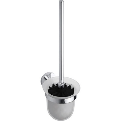 Bemeta OMEGA WC štětka na pověšení sklo černá