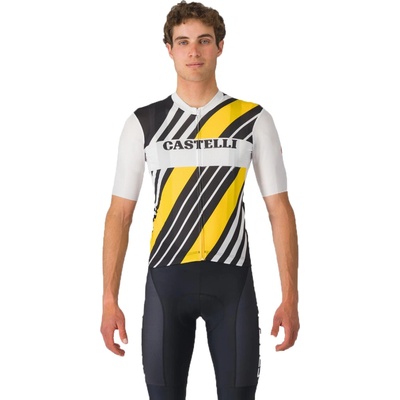 Castelli Heritage Black/White-Yellow
