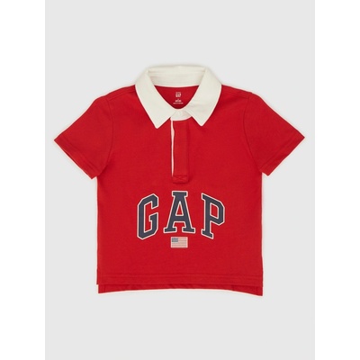 GAP Baby polo shirt with logo Boys biela červená