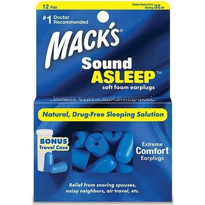 Mack´s Špunty do uší na spaní Mack's Sound Asleep 12 párů