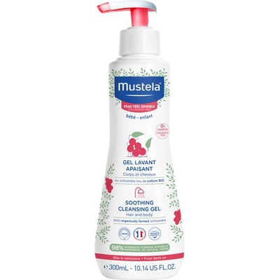Mustela Upokojujúci čistiaci gél na citlivú pokožku 300 ml