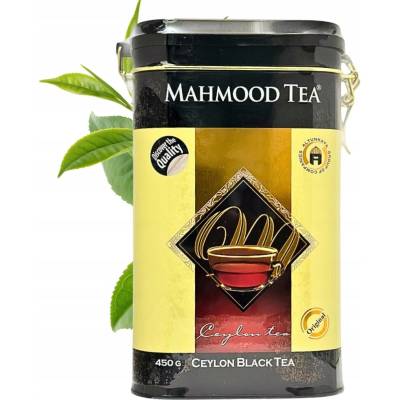 Čierny cejlónsky sypaný čaj v plechovke 450 g Mahmood tea