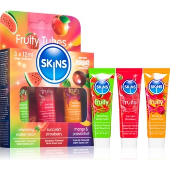 Skins Fruity Sampler Tubes комплект лубрикантни гелове