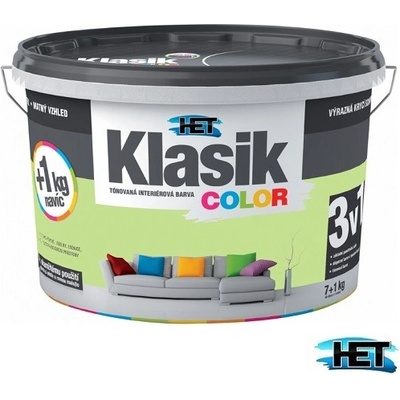 HET KLASIK COLOR 7 + 1 kg zelený pistáciový